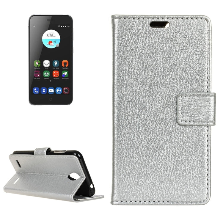 For ZTE Blade A520 Litchi Texture Horizontal Flip Leather Case with Holder & Card Slots & Wallet