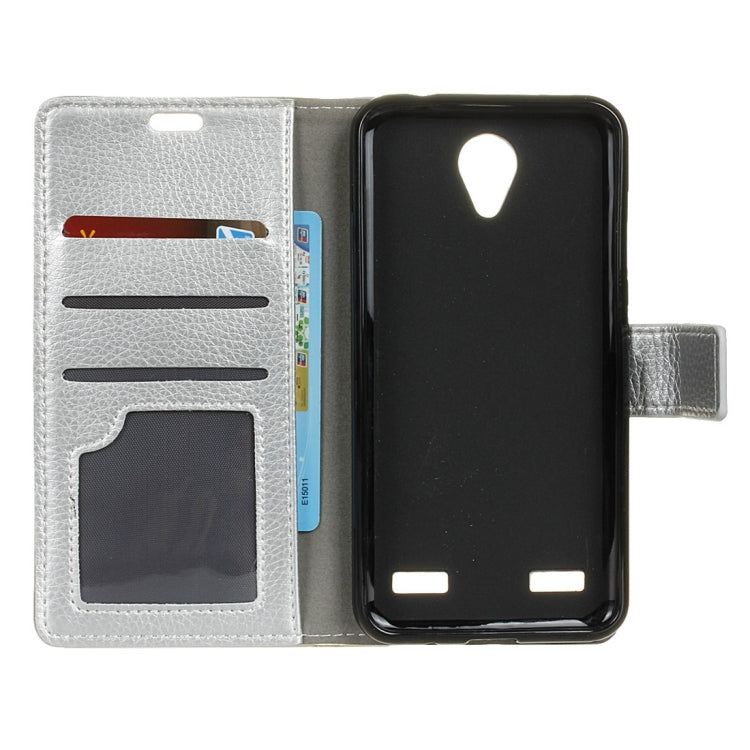 For ZTE Blade A520 Litchi Texture Horizontal Flip Leather Case with Holder & Card Slots & Wallet