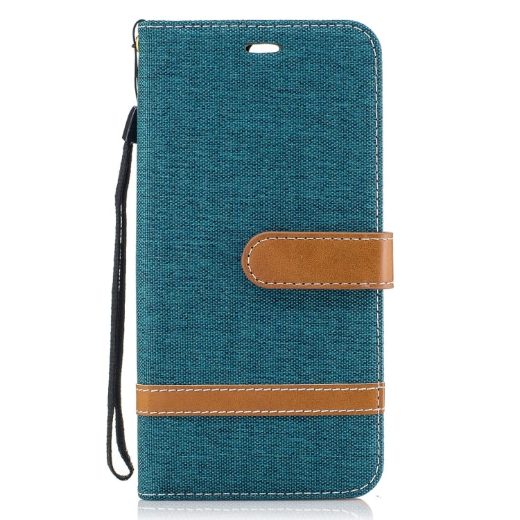 For Huawei P10 Plus Denim Texture Leather Case with Holder & Card Slots & Wallet & Lanyard