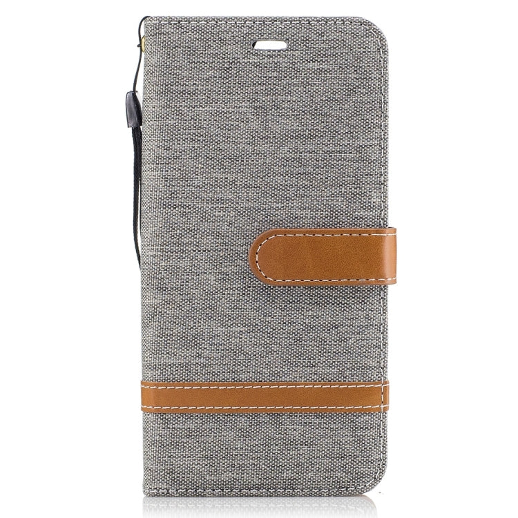 For Huawei P10 Plus Denim Texture Leather Case with Holder & Card Slots & Wallet & Lanyard