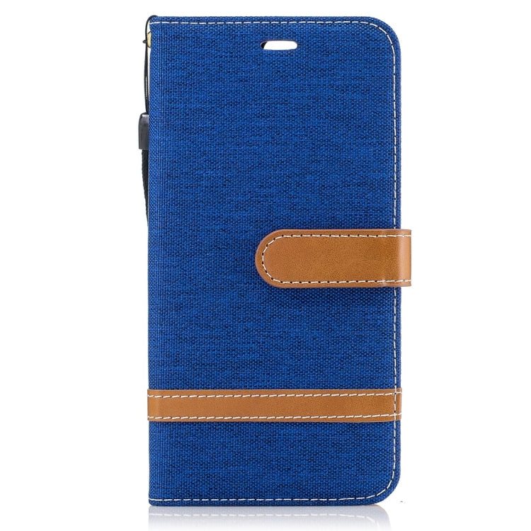For Huawei P10 Plus Denim Texture Leather Case with Holder & Card Slots & Wallet & Lanyard