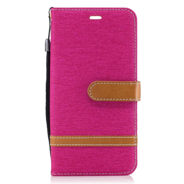 For Huawei P10 Plus Denim Texture Leather Case with Holder & Card Slots & Wallet & Lanyard