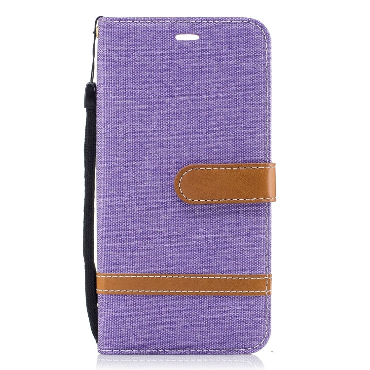 For Huawei P10 Plus Denim Texture Leather Case with Holder & Card Slots & Wallet & Lanyard