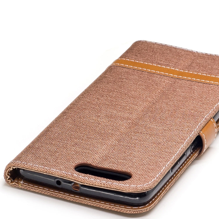 For Huawei P10 Plus Denim Texture Leather Case with Holder & Card Slots & Wallet & Lanyard