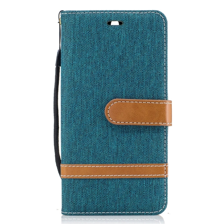 For Huawei Y5 (2017) Denim Texture Leather Case with Holder & Card Slots & Wallet & Lanyard