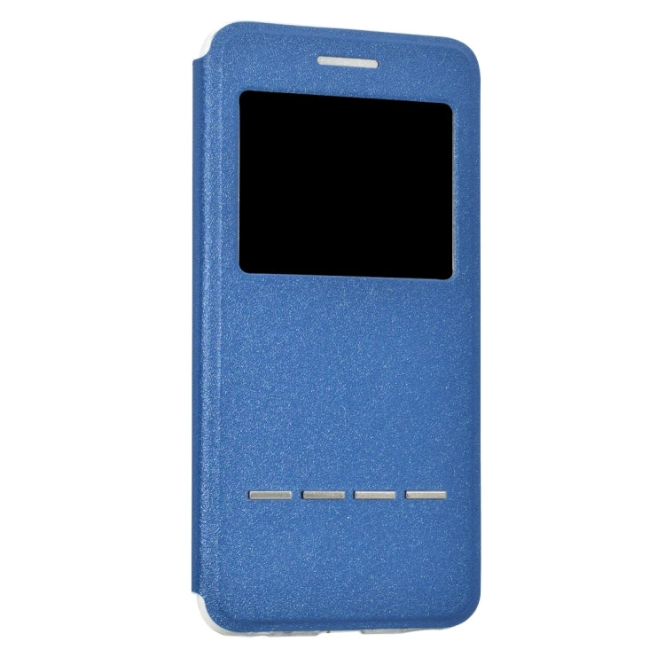 For Huawei P10 Frosted Texture Horizontal Flip Leather Case with Call Display ID & SlideUnlock Slip & Holder