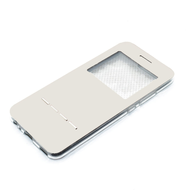 For Huawei P10 Frosted Texture Horizontal Flip Leather Case with Call Display ID & SlideUnlock Slip & Holder