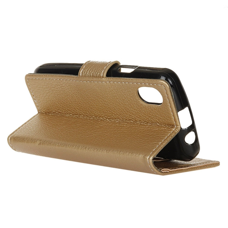 For Wiko SUNNY MAX Litchi Texture Horizontal Flip Leather Case with Holder & Card Slots & Wallet & Photo Frame