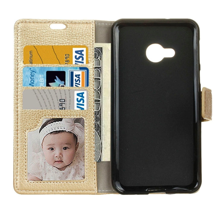 For HTC U Play Litchi Texture Horizontal Flip Leather Case with Holder & Card Slots & Wallet & Photo Frame