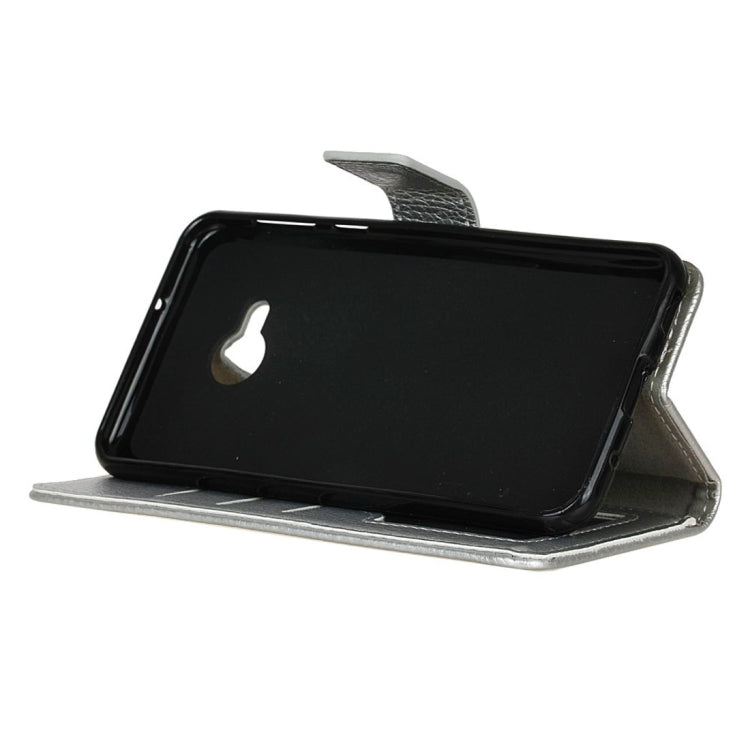 For HTC U Play Litchi Texture Horizontal Flip Leather Case with Holder & Card Slots & Wallet & Photo Frame