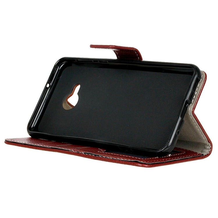 For HTC U Play Litchi Texture Horizontal Flip Leather Case with Holder & Card Slots & Wallet & Photo Frame