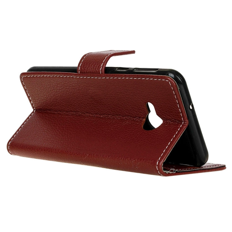 For HTC U Play Litchi Texture Horizontal Flip Leather Case with Holder & Card Slots & Wallet & Photo Frame