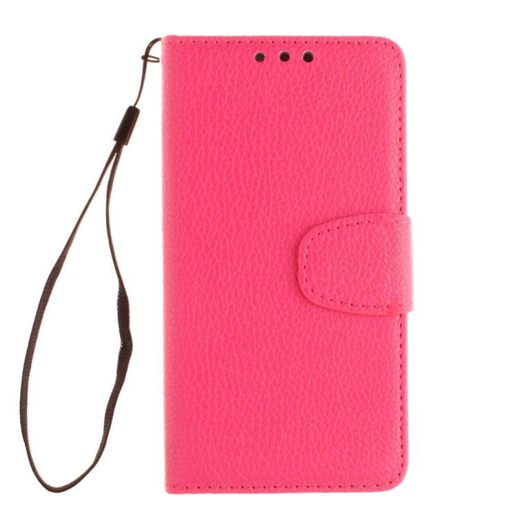 For OnePlus X Litchi Texture Horizontal Flip PU Leather Case with Holder & Card Slots & Wallet & Photo Frame & Lanyard