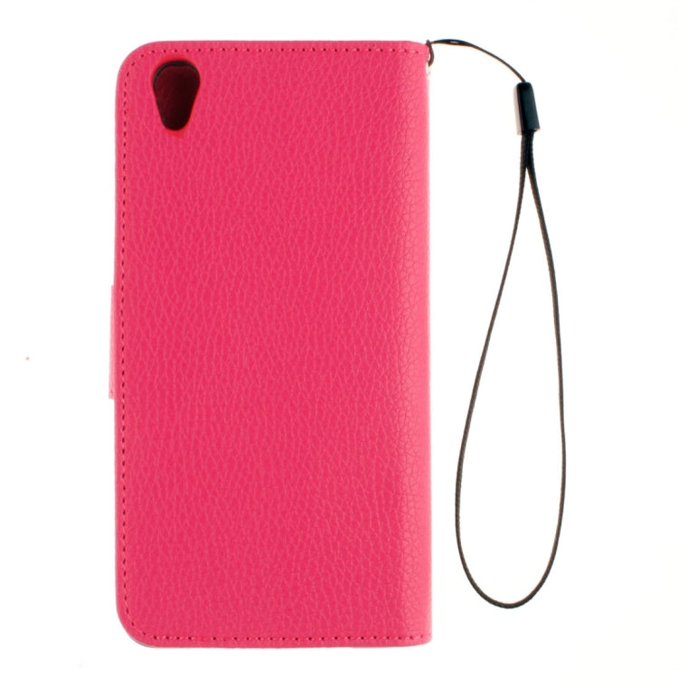 For OnePlus X Litchi Texture Horizontal Flip PU Leather Case with Holder & Card Slots & Wallet & Photo Frame & Lanyard