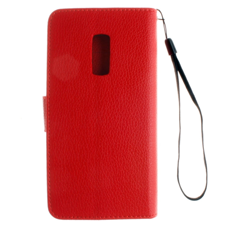 For OnePuls Two Litchi Texture Horizontal Flip PU Leather Case with Holder & Card Slots & Wallet & Photo Frame & Lanyard