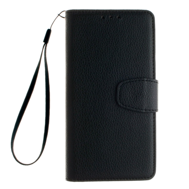 For Sony Xperia M5 LItchi Texture Horizontal Flip PU Leather Case with Holder & Card Slots & Wallet & Photo Frame & Lanyard