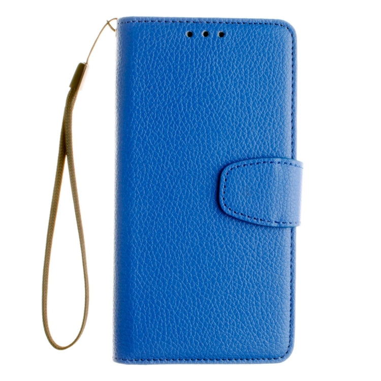 For Sony Xperia M5 LItchi Texture Horizontal Flip PU Leather Case with Holder & Card Slots & Wallet & Photo Frame & Lanyard