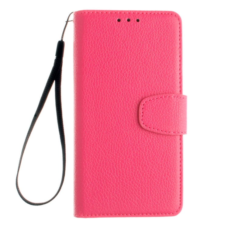For Sony Xperia M5 LItchi Texture Horizontal Flip PU Leather Case with Holder & Card Slots & Wallet & Photo Frame & Lanyard