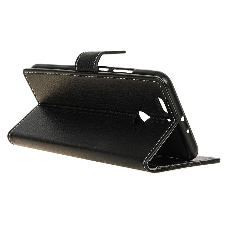 For Huawei Nova 2 Plus Litchi Texture Horizontal Flip Leather Case with Holder & Card Slots & Wallet & Photo Frame