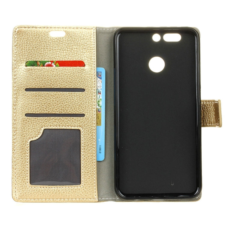 For Huawei Nova 2 Plus Litchi Texture Horizontal Flip Leather Case with Holder & Card Slots & Wallet & Photo Frame