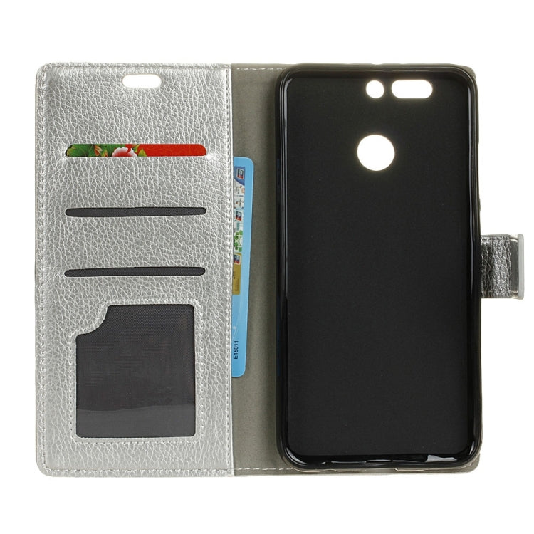 For Huawei Nova 2 Plus Litchi Texture Horizontal Flip Leather Case with Holder & Card Slots & Wallet & Photo Frame