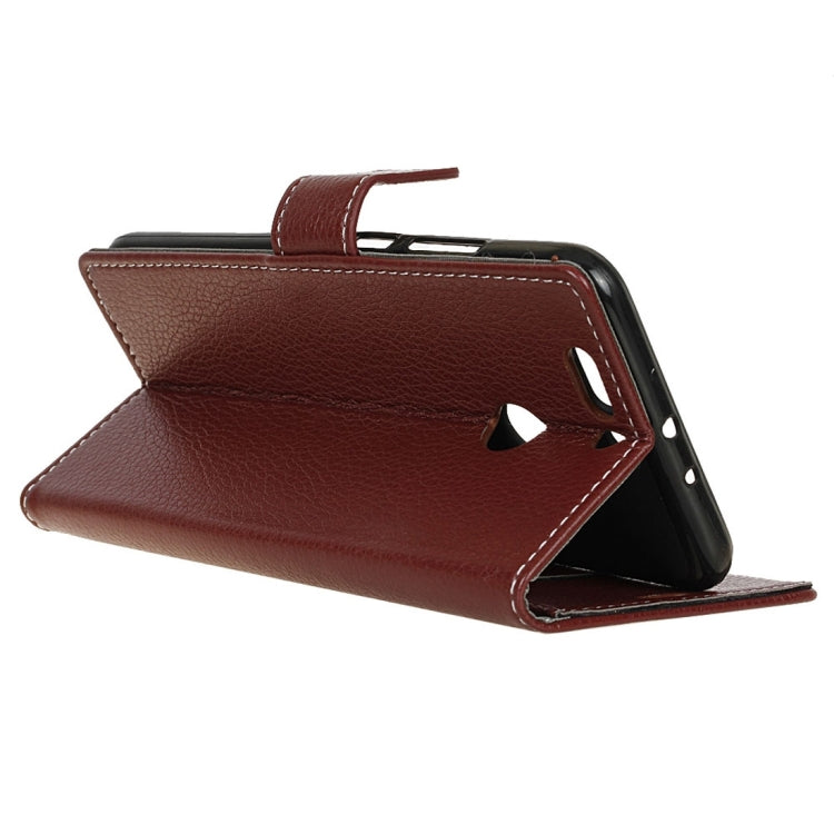 For Huawei Nova 2 Litchi Texture Horizontal Flip Leather Case with Holder & Card Slots & Wallet & Photo Frame