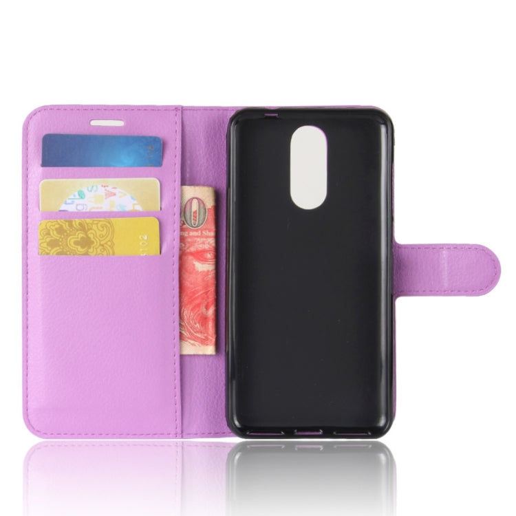 For CUBOT Note Plus Litchi Texture Horizontal Flip Leather Case with Holder & Card Slots & Wallet