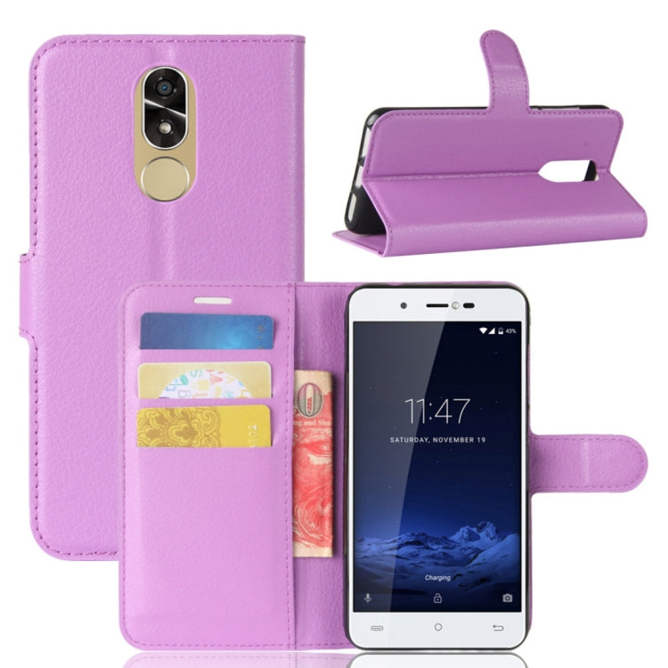 For CUBOT Note Plus Litchi Texture Horizontal Flip Leather Case with Holder & Card Slots & Wallet