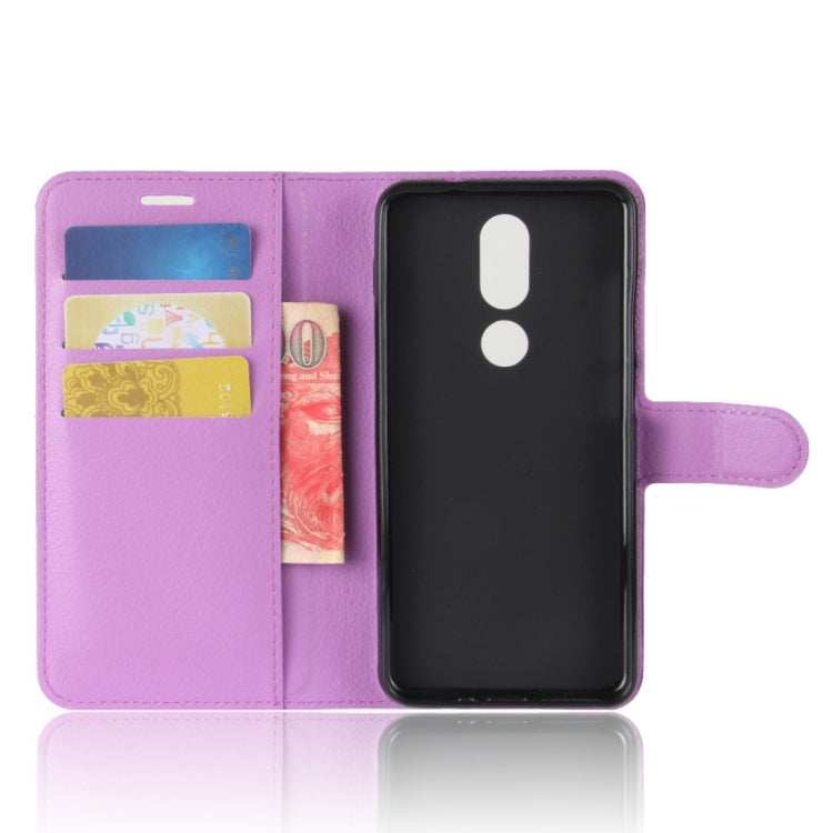 Litchi Texture Horizontal Flip Leather Case for Wiko VIEW PRIME, with Holder & Card Slots & Wallet