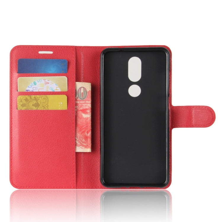 Litchi Texture Horizontal Flip Leather Case for Wiko VIEW PRIME, with Holder & Card Slots & Wallet