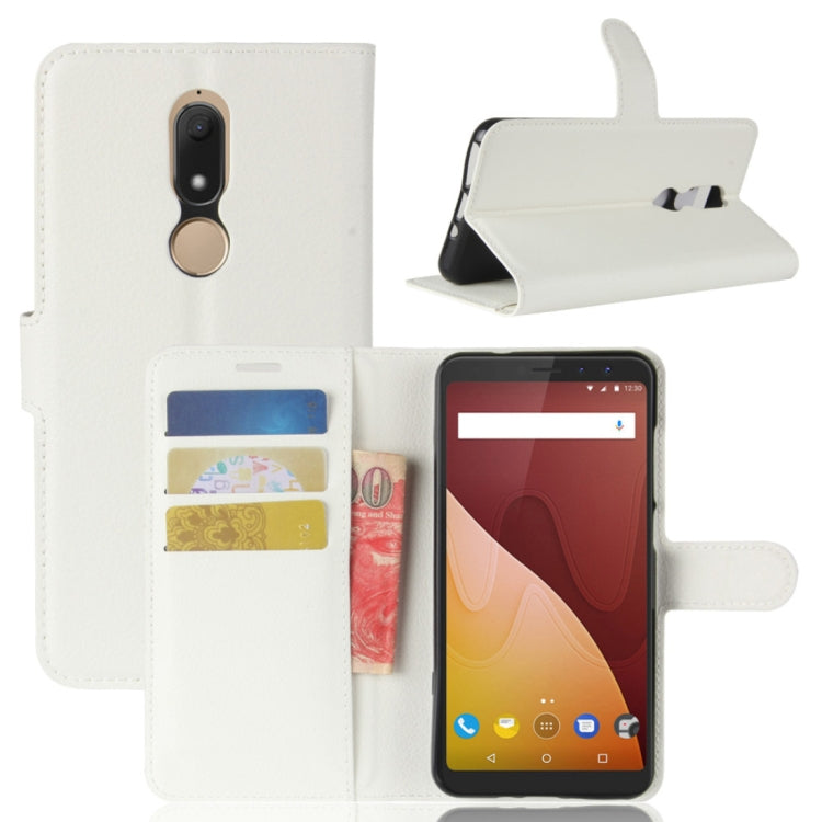 Litchi Texture Horizontal Flip Leather Case for Wiko VIEW PRIME, with Holder & Card Slots & Wallet