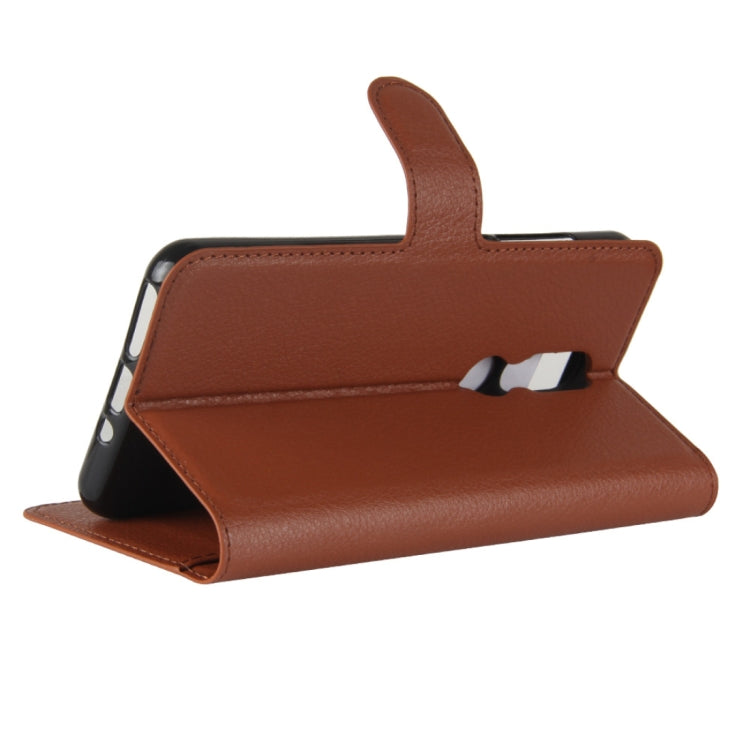 Litchi Texture Horizontal Flip Leather Case for Wiko VIEW PRIME, with Holder & Card Slots & Wallet