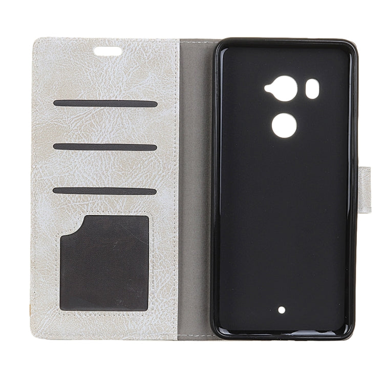 For HTC U11 Plus Retro Crazy Horse Texture Horizontal Flip Leather Case with Card Slots & Holder & Wallet & Photo Frame