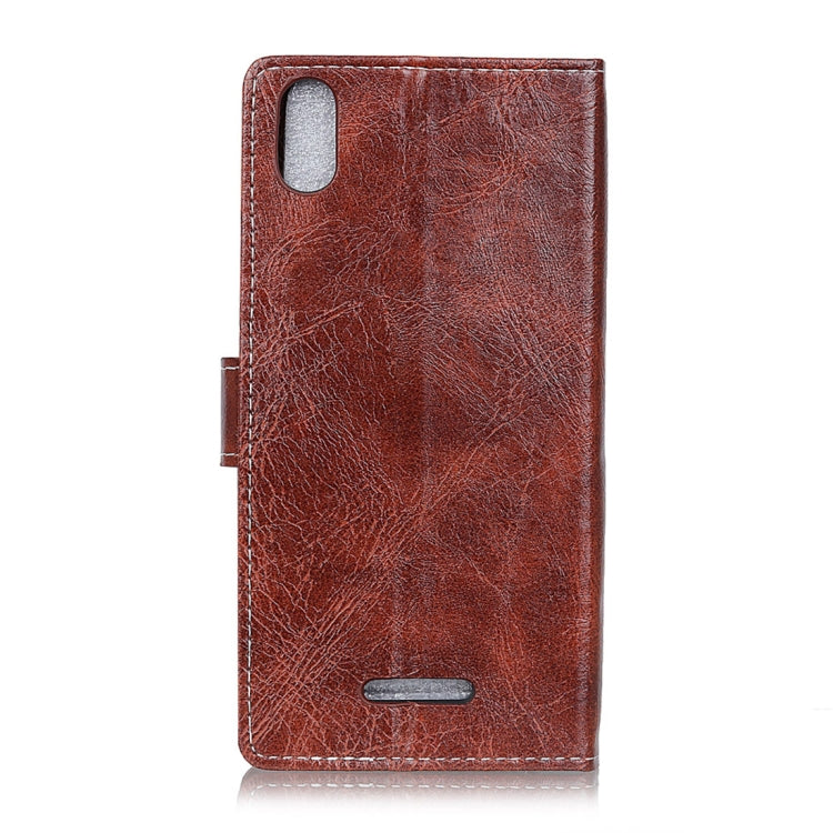 Wiko LENNY 4 Plus Retro Crazy Horse Texture Horizontal Flip Leather Case with Holder & Card Slots & Wallet & Photo Frame