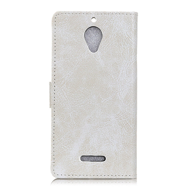 Wiko TOMMY 2 Plus Retro Crazy Horse Texture Horizontal Flip Leather Case with Holder & Card Slots & Wallet & Photo Frame