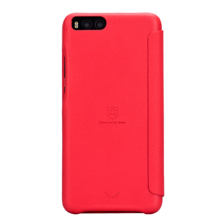 Lenuo for Xiaomi Mi Note 3 PU+PC Litchi Texture Horizontal Flip Leather Case Cover with Card Slot