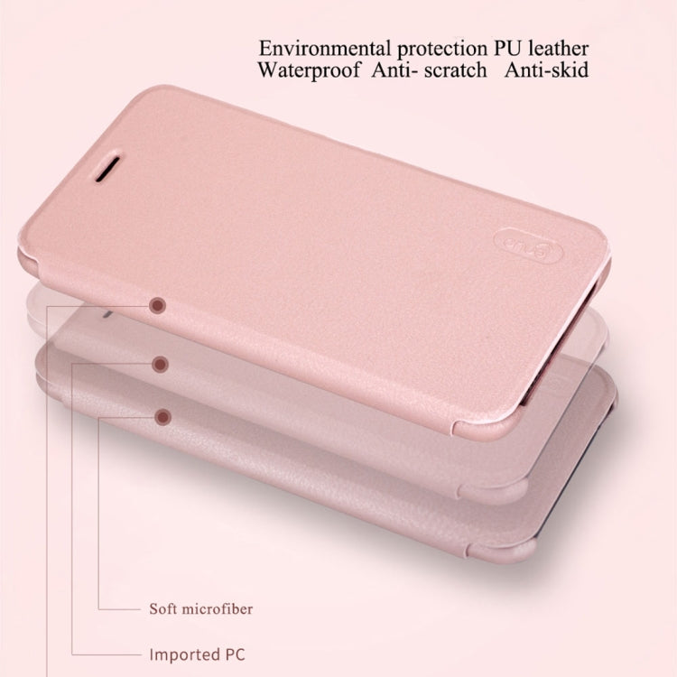 Lenuo for Xiaomi Mi Note 3 PU+PC Litchi Texture Horizontal Flip Leather Case Cover with Card Slot