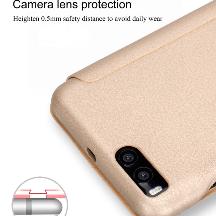 Lenuo for Xiaomi Mi Note 3 PU+PC Litchi Texture Horizontal Flip Leather Case Cover with Card Slot