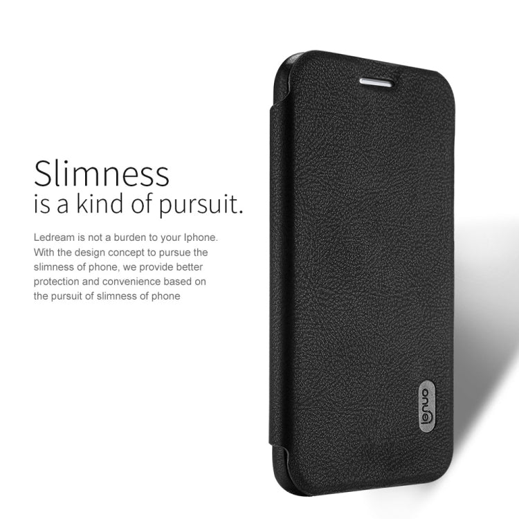 Lenuo for Google Pixel PU+PC Litchi Texture Horizontal Flip Leather Case with