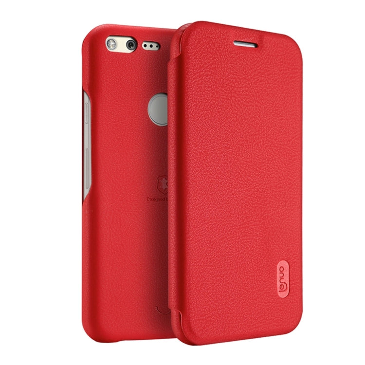 Lenuo for Google Pixel PU+PC Litchi Texture Horizontal Flip Leather Case with