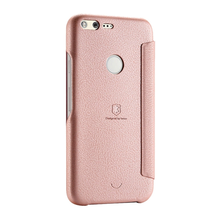 Lenuo for Google Pixel PU+PC Litchi Texture Horizontal Flip Leather Case with
