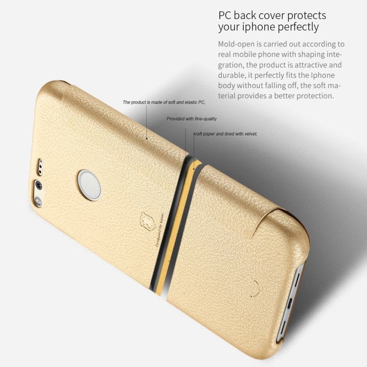 Lenuo for Google Pixel PU+PC Litchi Texture Horizontal Flip Leather Case with