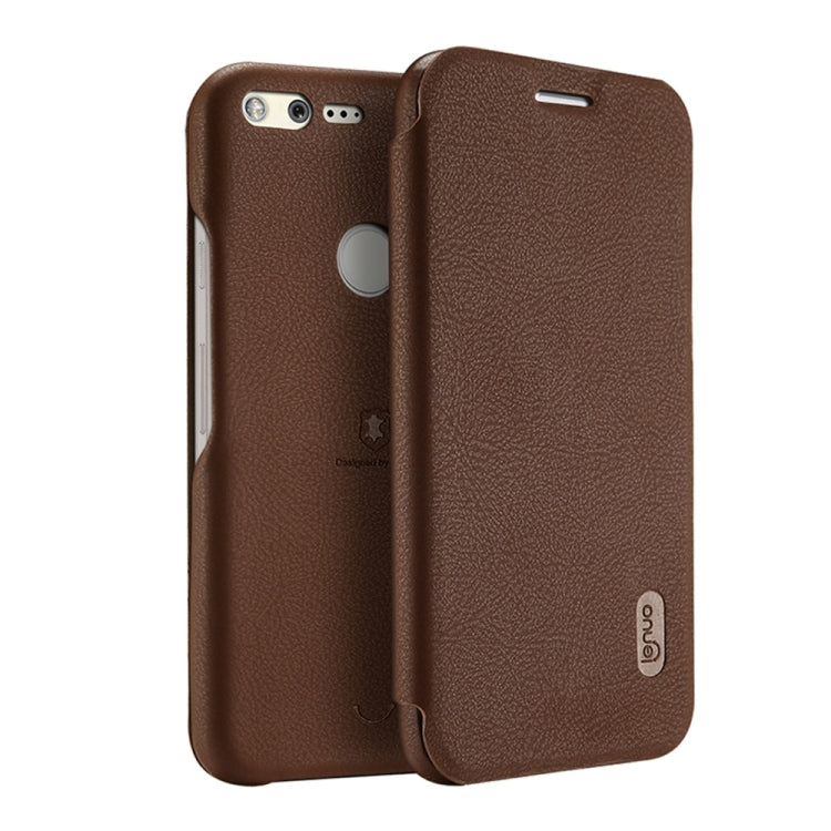 Lenuo for Google Pixel PU+PC Litchi Texture Horizontal Flip Leather Case with