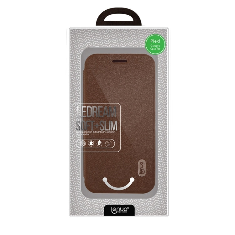 Lenuo for Google Pixel PU+PC Litchi Texture Horizontal Flip Leather Case with