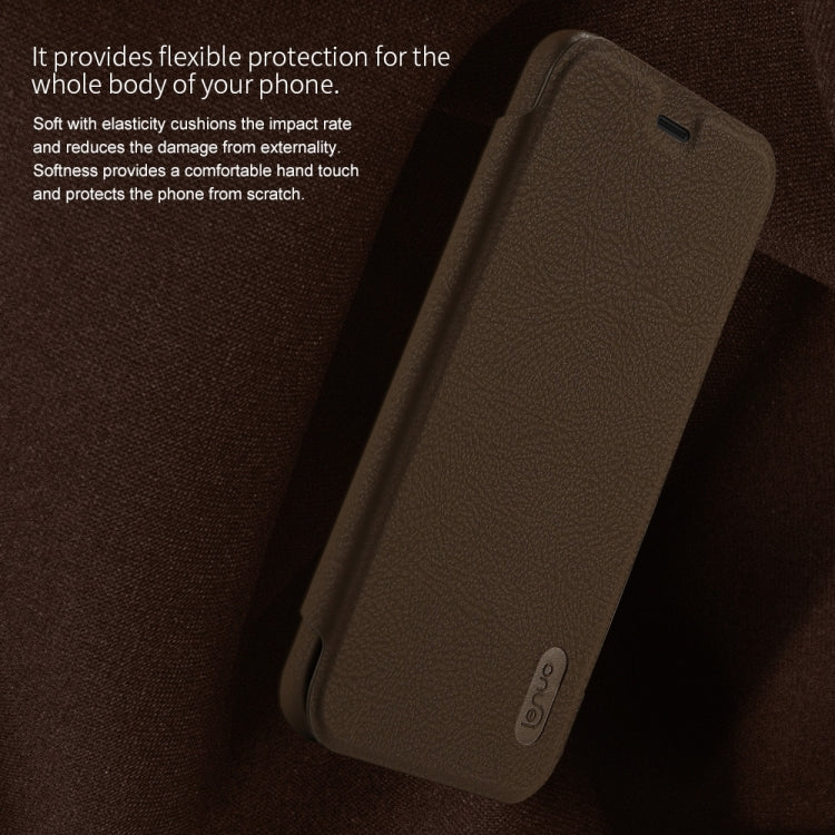 Lenuo for Xiaomi Redmi 4X PU+PC Litchi Texture Horizontal Flip Leather Case with Card Slots