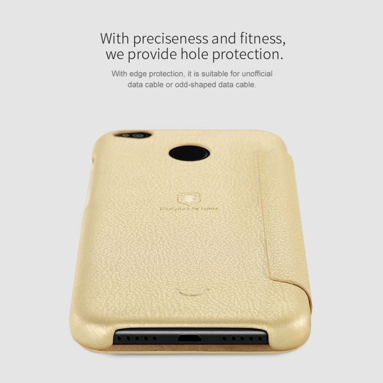 Lenuo for Xiaomi Redmi 4X PU+PC Litchi Texture Horizontal Flip Leather Case with Card Slots