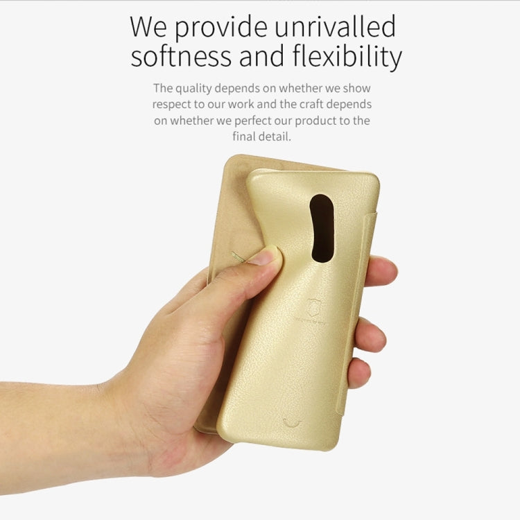 Lenuo for Xiaomi Redmi Note 4 PU+PC Litchi Texture Horizontal Flip Leather Case with Card Slots