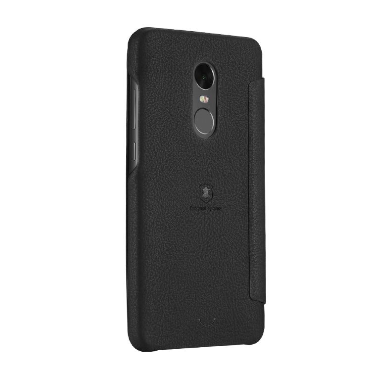 Lenuo for Xiaomi Redmi Note 4X PU+PC Litchi Texture Horizontal Flip Leather Case with Card Slots