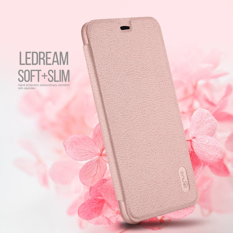 Lenuo for Xiaomi Redmi Note 4X PU+PC Litchi Texture Horizontal Flip Leather Case with Card Slots