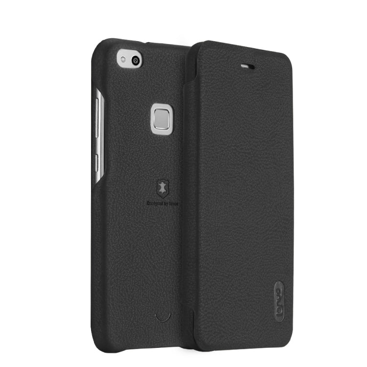 Lenuo for Huawei P10 Lite PU+PC Litchi Texture Horizontal Flip Leather Case with Card Slots